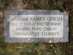 Mariam Ofiesh grave BC.jpg