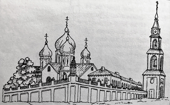 Sketch of Holy Ascension Monastery, Irkutsk 1.png