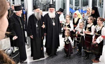 Patriarch Porfyrije, Bishop Mitrophan, Bishop Longin 2.png