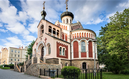 St. Vladimír's Orthodox Church, Mariánské Lázně 2.png