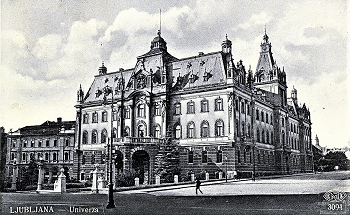 Postcard of University of Ljubljana Palace 1930 2.png