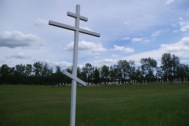 Endeavour Cemetery Cross and cemeteryS.jpg