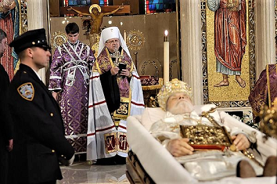 Metropolian Herman, Archbishop Iakovos memorial 2.png